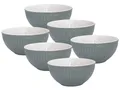 Produktbild: Greengate Frühstücks-Set Alice Cereal Bowl stone grey 7 cm Set6