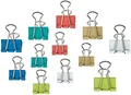 Produktbild: MAUL Büroklammer Foldbackklemmer Mauly SB-Verpackung verschiedene Größen colour mix VE=