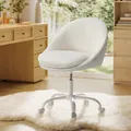 Produktbild: Homeoffice Stuhl, Schminkstuhl aus Sherpa, Schreibtischstuhl, Schaumstoffpols...