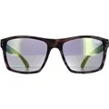 Produktbild: Superdry Sonnenbrille Kobe SDS 122 Matt gummiert Schildpatt Grau Gelb Flash Mirror