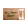 Produktbild: 4er Pack plastikfreie Bambus Wattestäbchen | 800 Stück | 100% biologisch abba...