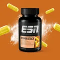 Produktbild: ESN VITAMIN STACK MULTIVITAMIN VITAMIN-POWER OPTIMAL FÜR SPORTLER 120 KAPSELN