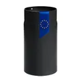 Produktbild: raik Rauchrohr Ofenrohr 150 mm Durchmesser 250 mm Länge Materialstärke 2 mm legierter Stahl Senotherm-Beschichtung eingebrannt schwarz Made in EU bis 600°C