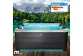 Produktbild: BRAST Whirlpool MSpa Oslo, Sapphire & Amber mit Fester Außenwand, Aufstellbecken, (160x160x65cm, 3 Modelle, LED-Beleuchtung, 6 Personen), Ganzjähriger Einsatz Winterfest