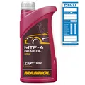 Produktbild: 1L Mannol MTF-4 Getriebeöl 75W-80 API GL-4 VW G052 G055 MB 235.10 BMW MTF LT