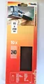 Produktbild: KWB Schleifstreifen Holz & Metall Korund gelocht 93x230 mm K 240 Schleifpapier