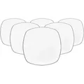 Produktbild: Seltmann Weiden Lido Black Line Frühstücksteller eckig ø 20 cm 6er Set
