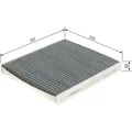 Produktbild: Bosch 1 987 432 543 Filter Innenraumluft für VW SEAT AUDI SKODA Pollenfilter