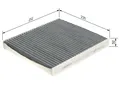Produktbild: Innenraumfilter BOSCH 1 987 432 543 Aktivkohlefilter für VW AUDI SEAT SKODA GOLF