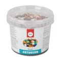 Produktbild: Rayher Hobby Rayher Artdecor Mosaik Mix 1x1cm, ca.1500Stück, Dose 1kg , Natur-Töne, 1453031