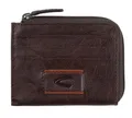 Produktbild: camel active Mini Geldbörse Lederkartenetui Kartentasche mit Kleingeldfach, echt Leder dunkelbraun