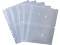 Produktbild: 2 Dokumententaschen A5 auf A4 quer / 5 Stück/transparent klar - Dokumentenmappe zum Abheften mit EURO-Lochung, Abheftrand, Klappe und Klettverschluss