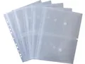 Produktbild: 2 Dokumententaschen A5 auf A4 quer / 5 Stück/transparent klar - Dokumentenmap...