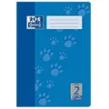 Produktbild: OXFORD Schulheft Schule, A4, Sonderlineatur (Lineatur 2), mit Optik-Papier, ungelocht, 16 Blatt blau|weiß