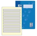 Produktbild: OXFORD Schulheft 1 Schulheft Lin. 2 (liniert) 16 Blatt 2. Schuljahr A4 blau
