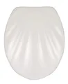 Produktbild: WENKO Premium WC SITZ MUSCHEL Klo Brillen Toiletten Deckel Absenkautomatik Bad