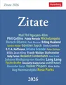 Produktbild: Zitate Tagesabreißkalender 2026: Kalender zum Aufstellen mit Zitaten und Kurzbiografien berühmter Persönlichkeiten. Tages-Tischkalender 2026 mit klugen Lebenssprüchen (Wissenskalender Harenberg)