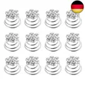 Produktbild: Frcolor 12 Stück Strass Haarspiralen Curlies für DIY Braut Haarschmuck