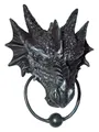 Produktbild: Figuren Shop GmbH Dekoobjekt Türklopfer mit Drachenkopf - Fantasy Dekoration