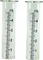 Produktbild: 2er Set Garten Ersatzglas für Regenmesser ca. Ø 4 cm x 15 cm