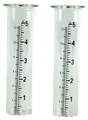 Produktbild: 2er Set Garten Ersatzglas für Regenmesser ca. Ø 4 cm x 15 cm