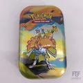 Produktbild: Pokémon-Sammelkartenspiel: Mini-Tin-Box Farbenfrohes Paldea: Psiopatra & Ampharo