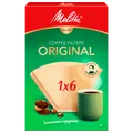 Produktbild: Melitta Filtertüten 1x6 naturbraun 40 Stück