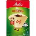 Produktbild: Melitta Original Kaffeefilter Filtertüten 1x6 naturbraun 40 Stück