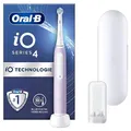 Produktbild: Oral-B iO Series 4 Elektrische Zahnbürste — Electric Toothbrush, Inkl. 1 Aufsteckbürste, Magnet-Technologie, Reiseetui — 4 Putzmodi für Zahnpflege, Zahnbürste Elektrisch, Designed by Braun, Lavender