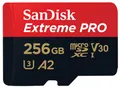 Produktbild: SanDisk micro SDXC Extreme Pro 256GB 200MB/s V30