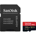 Produktbild: SanDisk Speicherkarte microSDXC-Card Extrem PRO, 256 GB, 1 St.