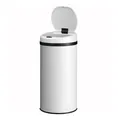 Produktbild: Juskys Automatik Mülleimer mit Sensor 40L - Abfalleimer mit elektrischem Deckel für Küche - Weiß