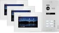 Produktbild: Balter EVO Video Türsprechanlage für 3 Familienhaus, 3x Monitore