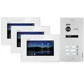 Produktbild: Video Türsprechanlage für 3 Familienhaus, 3x Monitore, Balter EVO