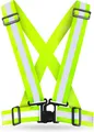 Produktbild: Reflektorweste Reflektierende Sicherheitsweste Einstellbar Warnweste Leicht H...