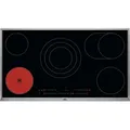 Produktbild: AEG HK 955070 XB / Glaskeramik Elektro / Edelstahlrahmen / 90 cm / 5 Zonen - Schwarz