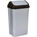 Produktbild: Keeeper Mülleimer Swantje, silber, aus Kunststoff, 50 Liter