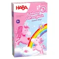 Produktbild: HABA Einhorn Glitzerglück – Funkel-Bingo – Zauberhaftes Bingospiel mit Kristallen & Einhornmotiven – Kinderspiel für 2–4 Spieler ab 3 Jahren – 2012212001