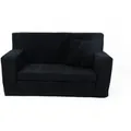 Produktbild: Fortisline Kindersofa, Schwarz, Textil, Uni, Quadratisch, 83x47x43 cm, Oeko-Tex® Standard 100, Kinder- & Jugendzimmer, Kindermöbel, Kindersitzmöbel & -tische, Kindersessel & -sofas
