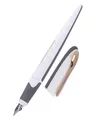 Produktbild: Kalligrafie-Füller Schönfüller Air Weiß-Rosegold breite Kalligraphie-Feder in...
