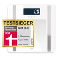 Produktbild: ADE Digitale Körperfettwaage Personenwaage Ines 200 kg Körperanalysewaage Weiß