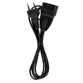Produktbild: REV Verlängerungskabel - Euro Verlängerung 2m mit Euro-Stecker, schwarz