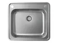 Produktbild: hansgrohe Einbauspüle 43336800 570 x 510 mm, Abtropffläche, automatische Ablaufgarnitur, Edelstahl