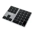 Produktbild: LogiLink Keypad ID0187 Tastatur (Bluetooth, Aluminium, 35 Tasten, Space grau, Ziffernblock, kabellos)