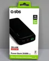 Produktbild: SBS Powerbank 20.000mAh Ultra Fast USB-C PD 45W / USB-A AFC 18W Schwarz - NEU