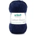 Produktbild: Wolle Cotton Quick 50 G Uni Dunkelblau Handarbeit - Gründl