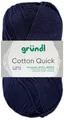 Produktbild: Gründl 50 Gramm Gründl Wolle Cotton Quick Uni Farbauswahl Häkelwolle