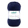 Produktbild: Gründl Wolle Cotton Quick 50 g uni dunkelblau  Wolle