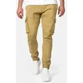 Produktbild: Indicode Cargohose Herren Alex Cargo Hose Herrenhose mit 6 praktischen Taschen gelb M