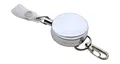 Produktbild: Schlüsselanhänger Ausziehbar, Heavy Duty Badge Reel ID Ausweishalter Edelstahl Ausziehbarer Schlüsselanhänger mit 70cm Stahldrahtseil für Kartenhalter Name Card (Vollmetall Kunststofflasche)